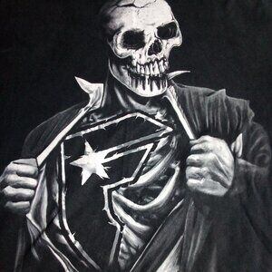 Vintage Y2K Famous Stars & Straps Skeleton T-Shirt